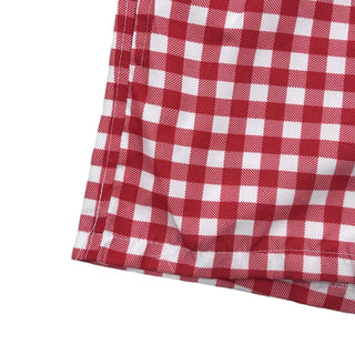 Swim Shorts - Red Gingham - Sugar Bee Clothing