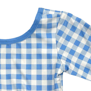 Skirt Bikini - Blue Gingham - Sugar Bee Clothing