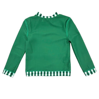 Rashguard - Green Gingham - Sugar Bee Clothing