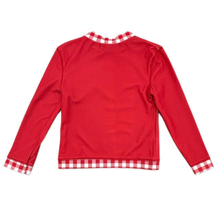 Rashguard - Red Gingham - Sugar Bee Clothing