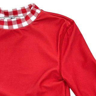Rashguard - Red Gingham - Sugar Bee Clothing