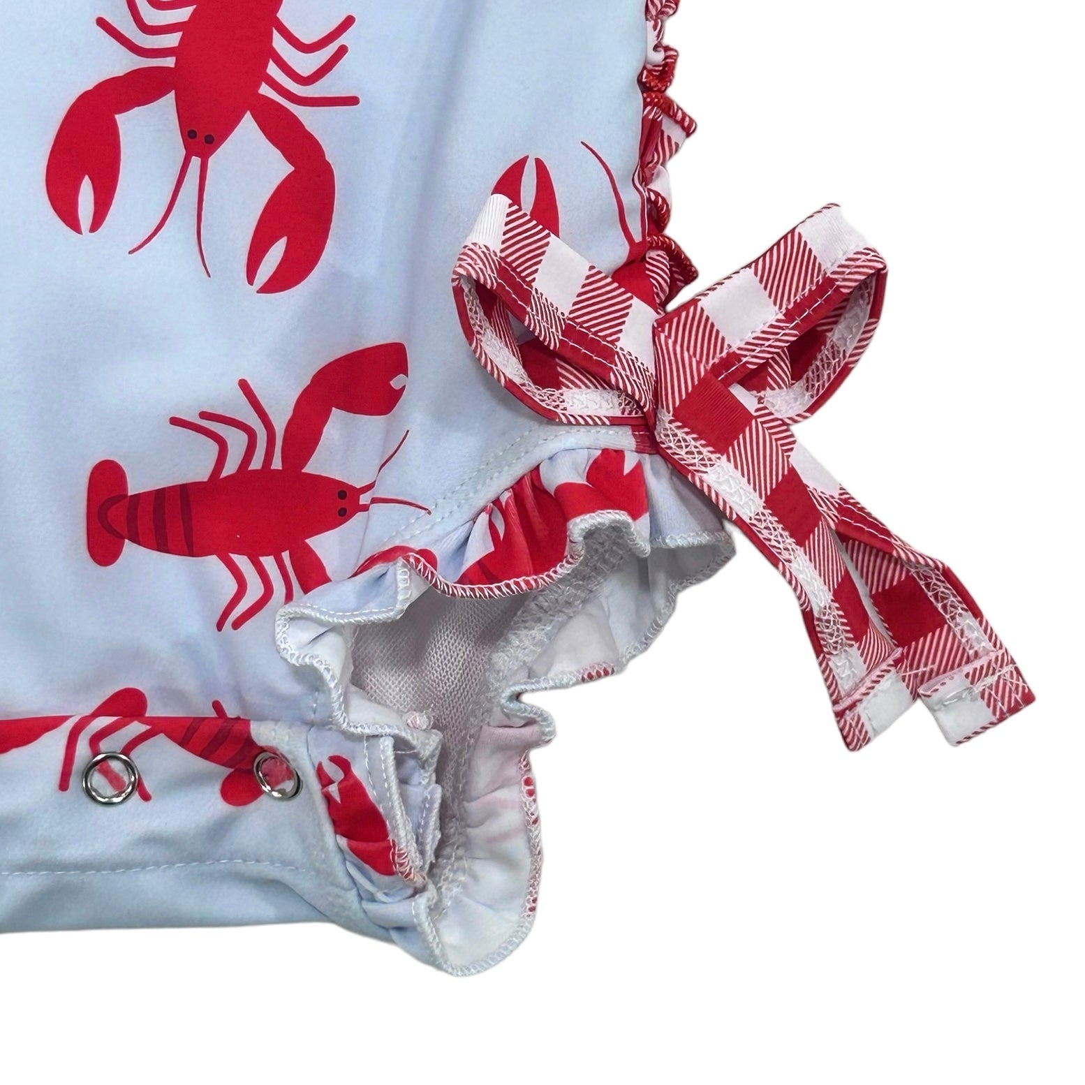 Ruffle Bottom Swimsuit Crawfish Sugar Bee Clothing