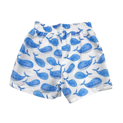 Swim Shorts - Whales