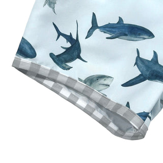 Swim Shorts - Sharks - Sugar Bee Clothing