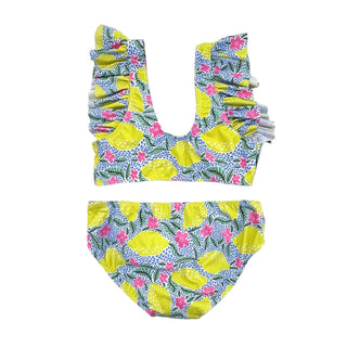 Flutter Bikini - Lemons - Sugar Bee Clothing