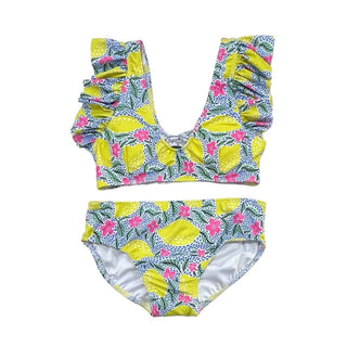 Flutter Bikini - Lemons - Sugar Bee Clothing