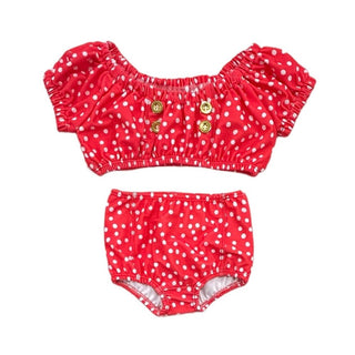 Retro Bikini - Red Dots - Sugar Bee Clothing