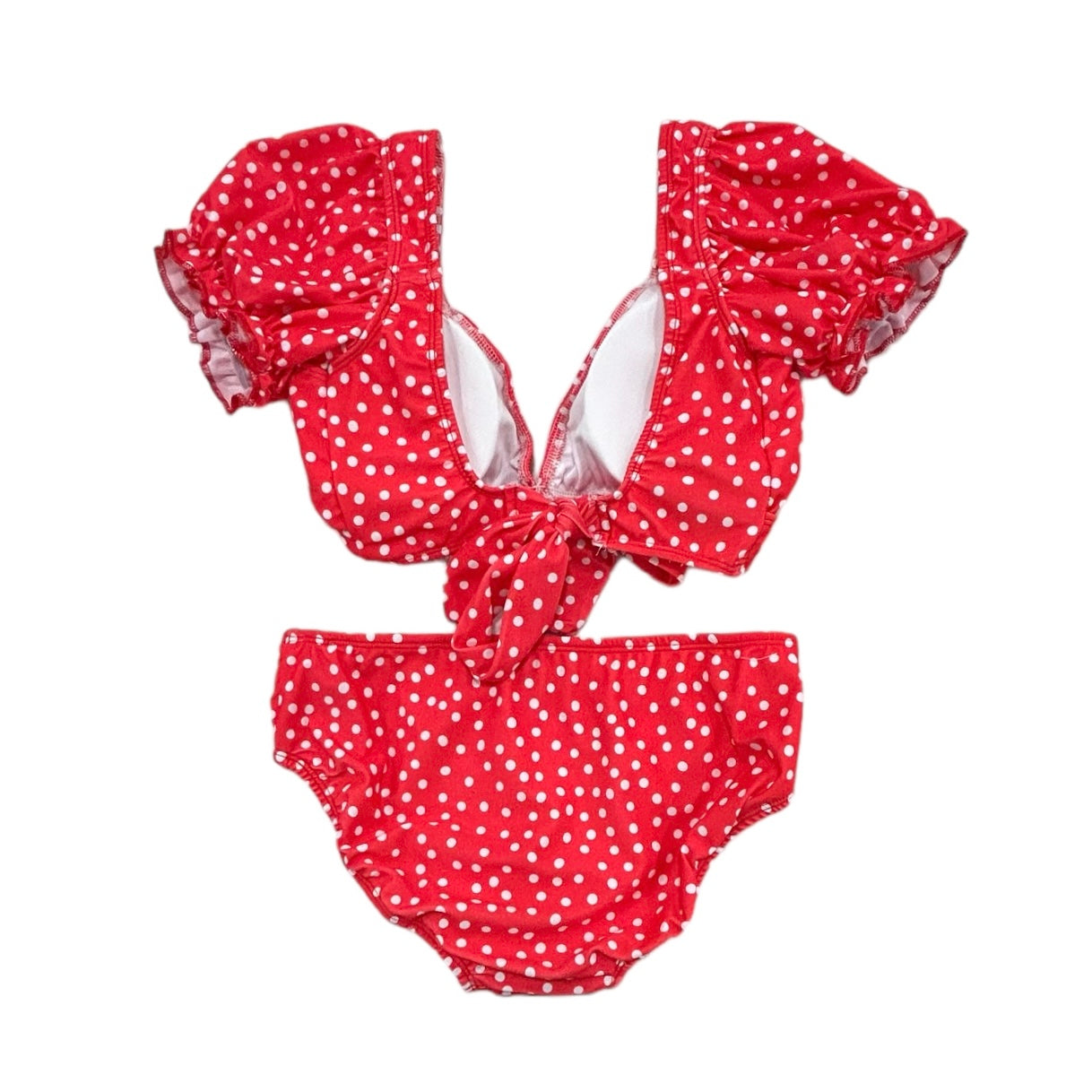 Retro Cap Sleeve Bikini - Red Dots – Sugar Bee Clothing