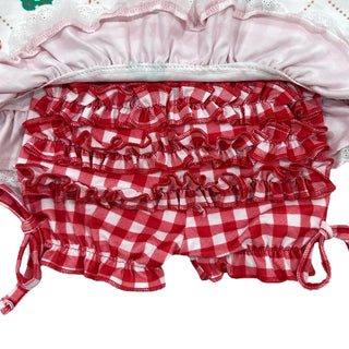 Gown with Bloomers - Quilted Gingerbread Holiday Lounge - Sugar Bee Clothing