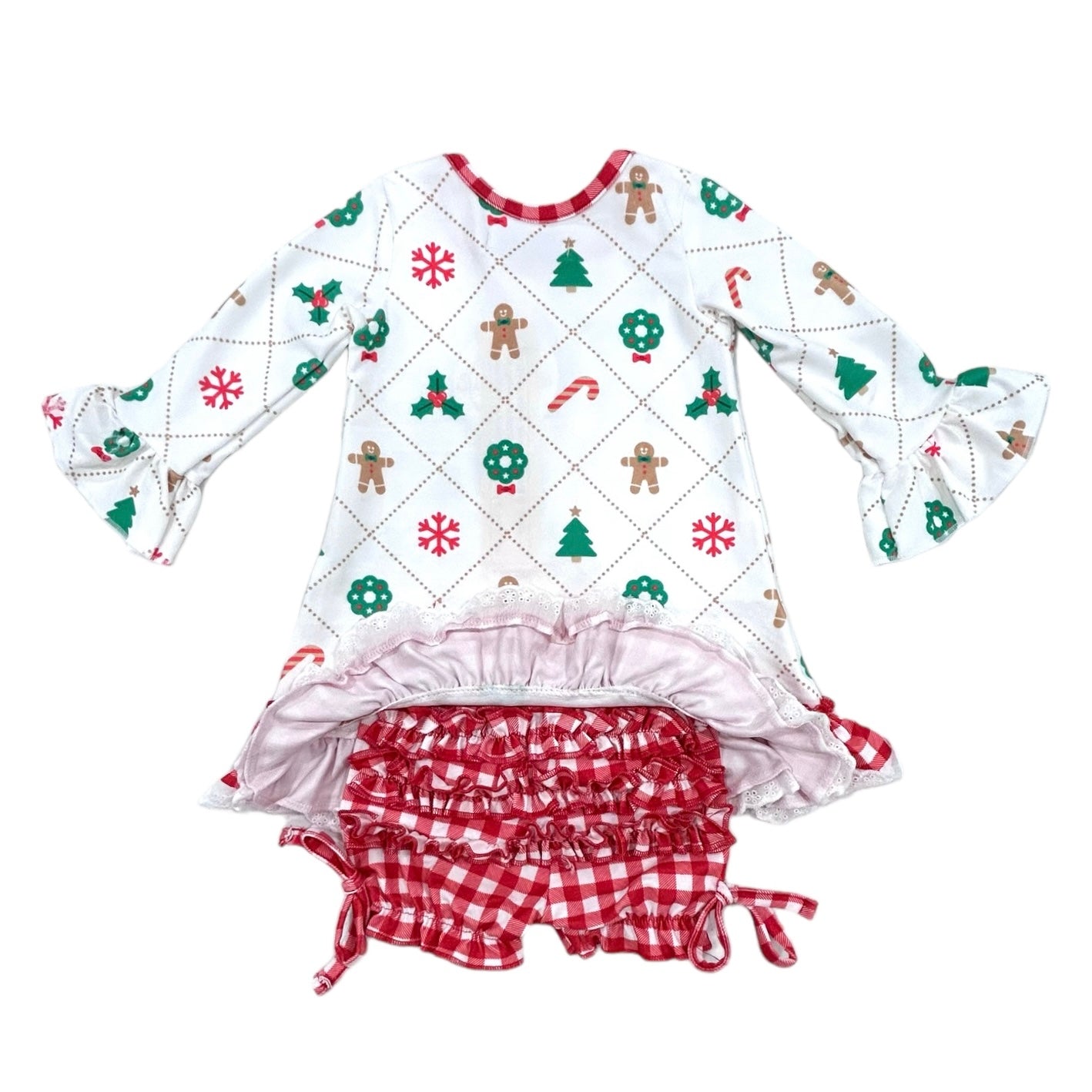 Gown with Bloomers - Quilted Gingerbread Holiday Lounge