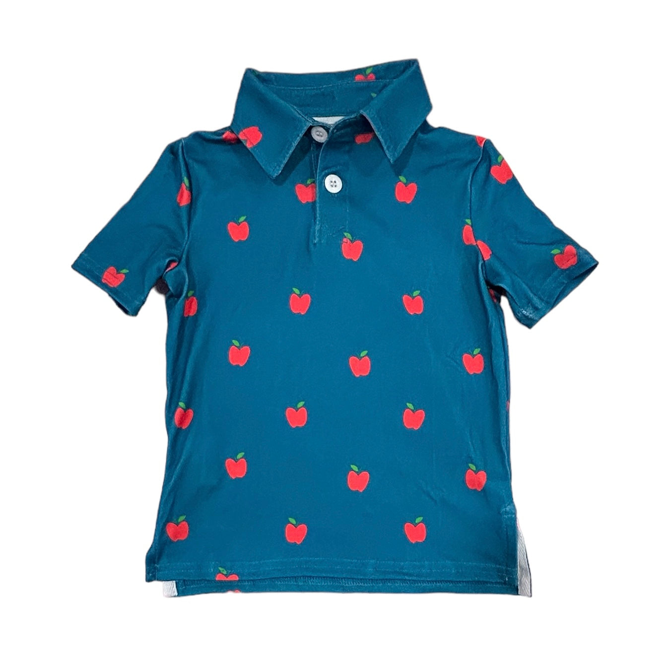 Polo - Red Apples on Navy