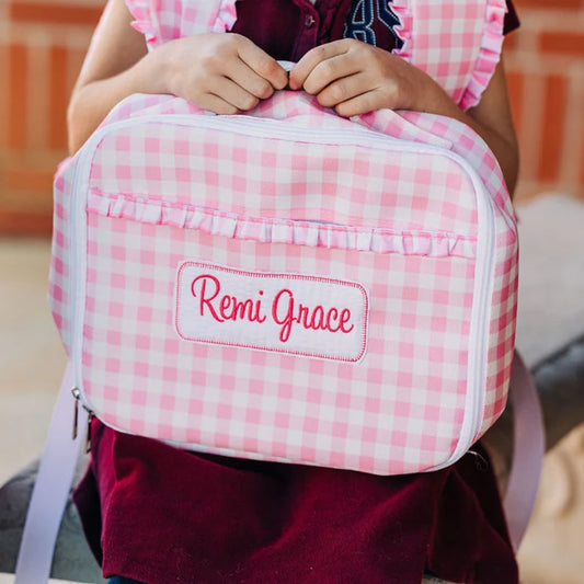 Lunch Bag - Pink Gingham