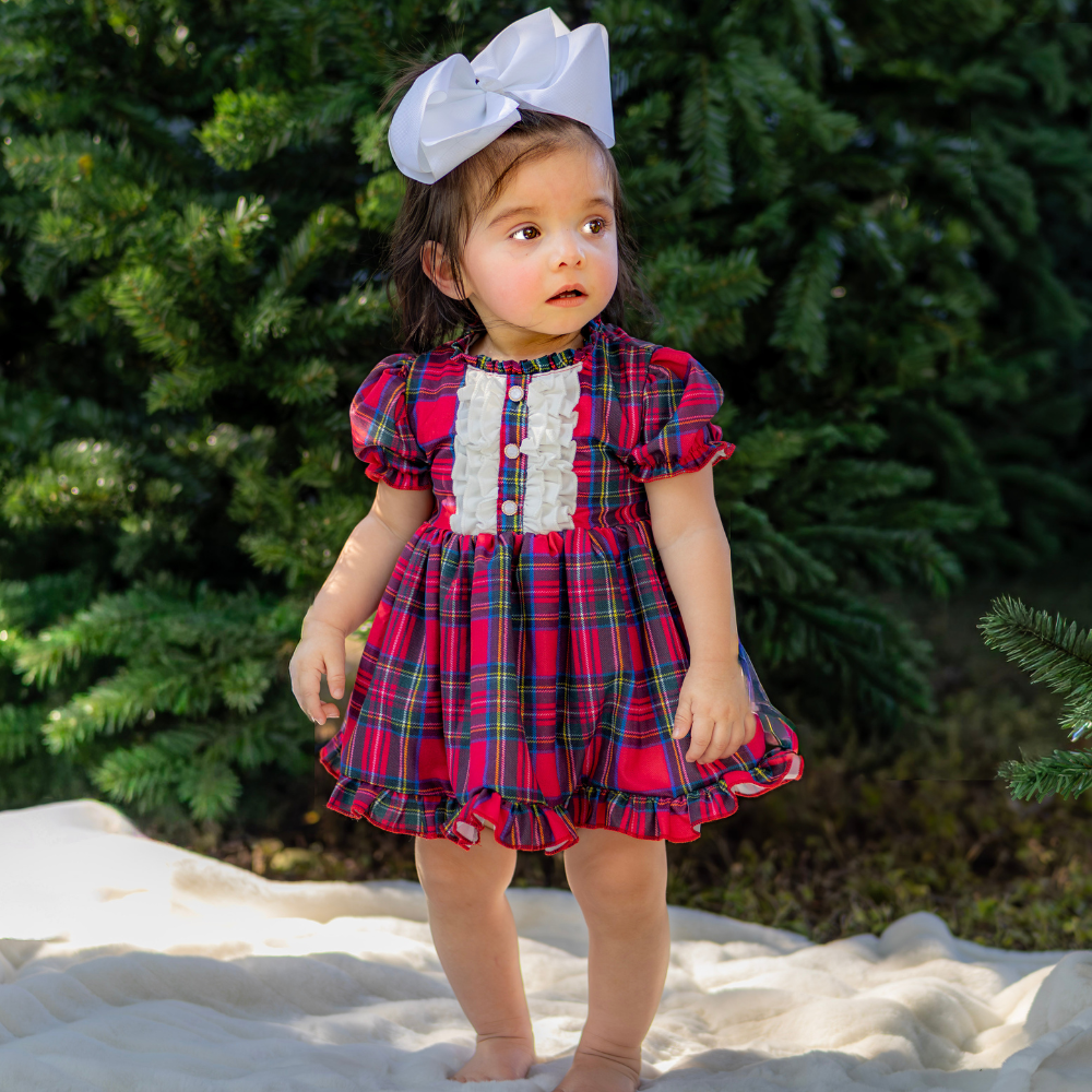 Baby Isabella Tartan Dress - Highland Holiday