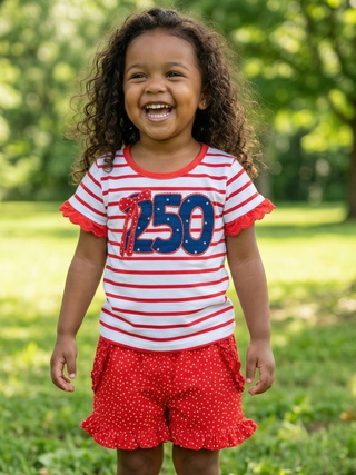 Liberty Dot Short Set - 250 - Sugar Bee Clothing