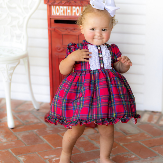 Isabella Pettiskirt Dress - Tartan