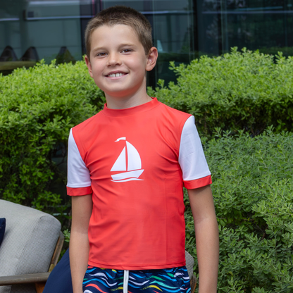 Short Sleeve Rashguard - Sail Club