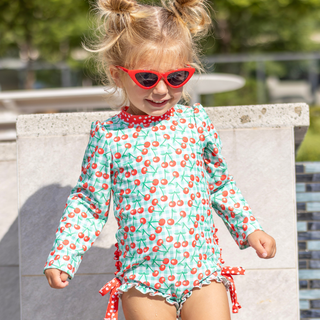 Ruffle Bottom - Cherry Jubilee - Sugar Bee Clothing