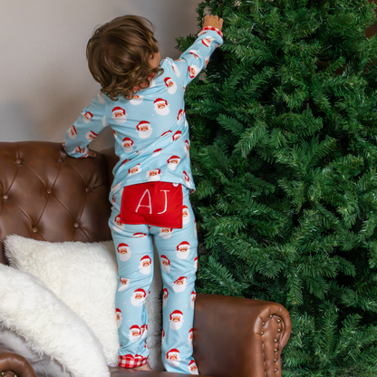 Buttflap Pajamas - Vintage Santa Holiday Lounge