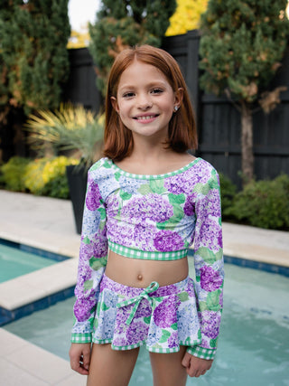 ***PREORDER***Skirt Bikini - Purple Hydrangea