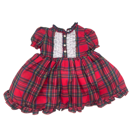 Isabella Pettiskirt Dress - Tartan