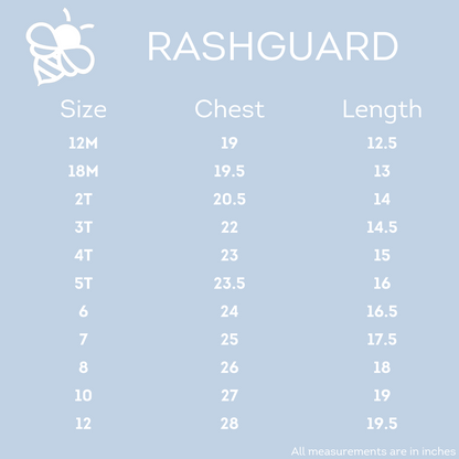 Rashguard - Blue Gingham