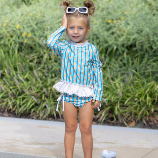 Rashguard Tankini - Palmetto Peaches - Sugar Bee Clothing