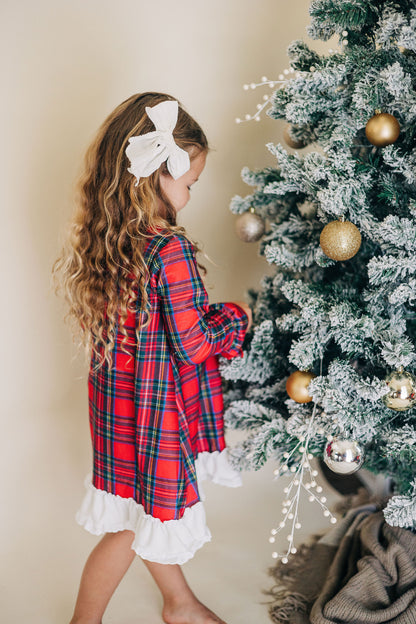 Gown with Bloomers - Tartan Holiday Lounge PREORDER