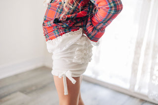 Gown with Bloomers - Tartan Holiday Lounge - Sugar Bee Clothing