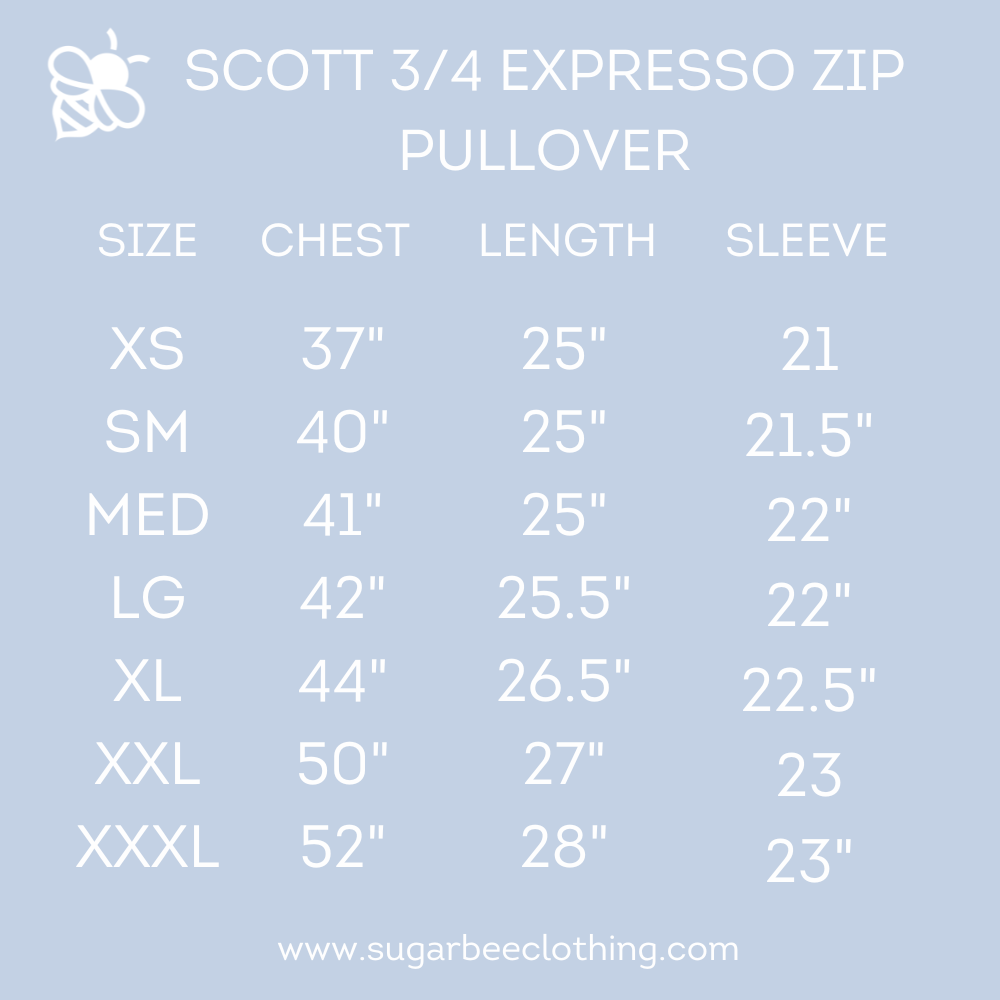 Scott 3/4 Zip Sweater - Espresso