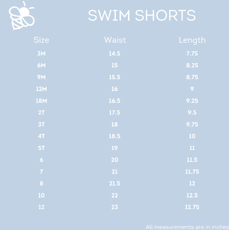 Compression Swim Shorts - Navy Starfish – Sugar Bee Clothing