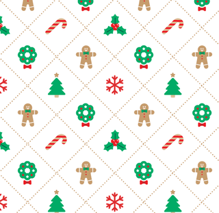 Quilted Gingerbread - Pet Bandana Holiday Lounge - Sugar Bee Clothing