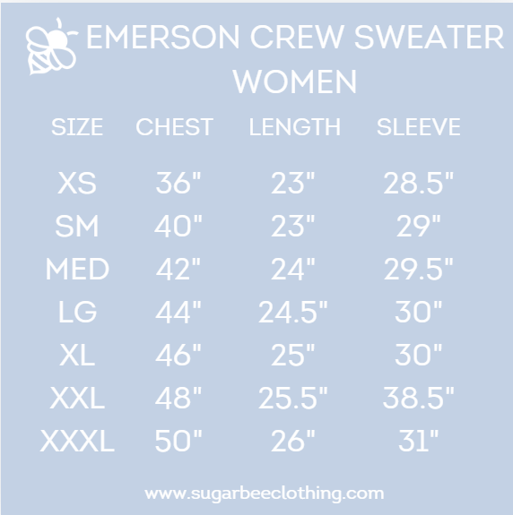 Emerson - White Merry Patch Sweater