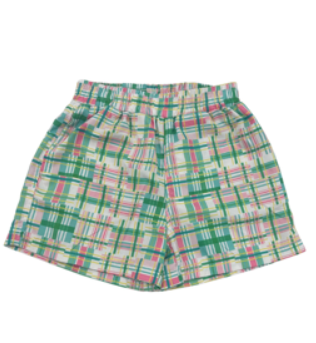 Kyson Boy Pocket Shorts - Palm Spring Madras