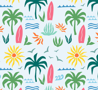 Bow Back Swimsuit - Sunshine Surf - Sugar Bee Clothing