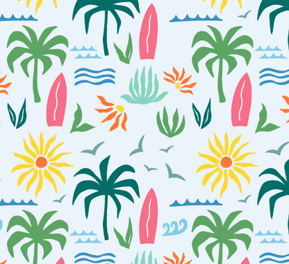 Bow Back Swimsuit - Sunshine Surf