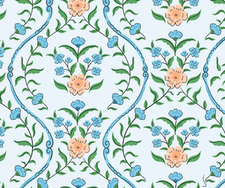 Macie Pleated Skort - Heritage Toile - Sugar Bee Clothing