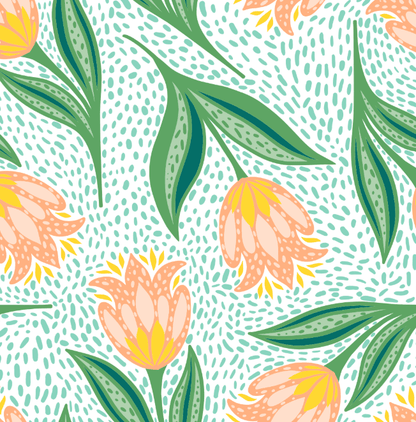 Heidi SS Polo Dress - Garden Club - Sugar Bee Clothing