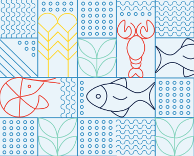 Loretta Ruffle Pocket Skort - Seaside Sketch - Sugar Bee Clothing