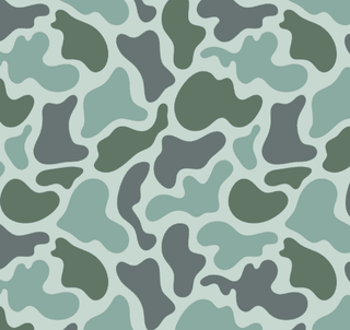 Pencil Bag - Green Camo - Sugar Bee Clothing