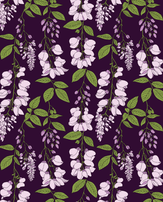 Pencil Bag - Wisteria - Sugar Bee Clothing