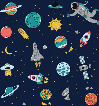 Backpack - Outer Space - Sugar Bee Clothing