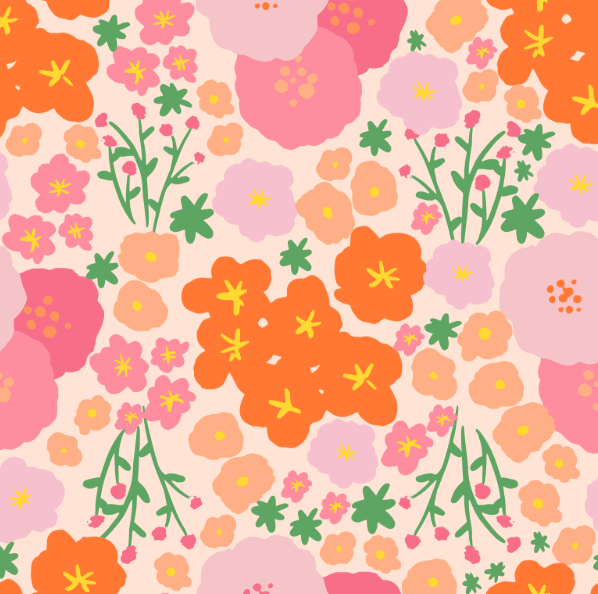 Rose Ruffle Shorts - Wildflower Trail - Sugar Bee Clothing