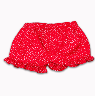 Rose Ruffle Shorts - Liberty Dot - Sugar Bee Clothing