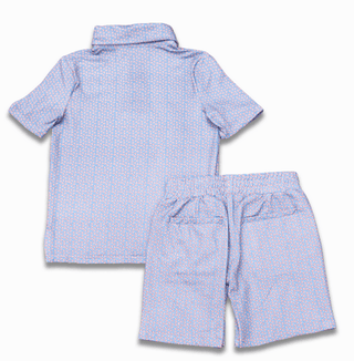 Davis Polo Set - Little League - Sugar Bee Clothing