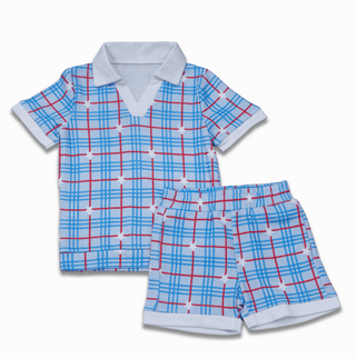 Patrick Clubhouse Polo Set - Star - Spangled - Sugar Bee Clothing