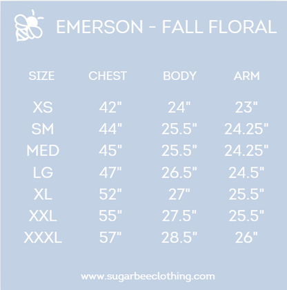 Emerson Crew Sweater - Fall Floral