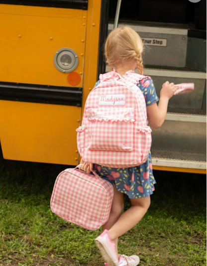 Backpack - Pink Gingham