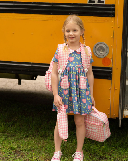 Backpack - Pink Gingham