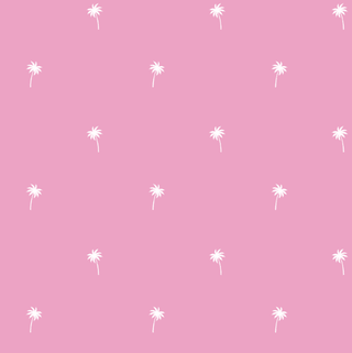 Davis Pocket Polo - Pink Palm Trees - Sugar Bee Clothing