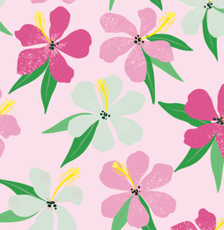 Sofia Sweetheart Smocked Tank Dress - Colorful Hibiscus - Sugar Bee Clothing